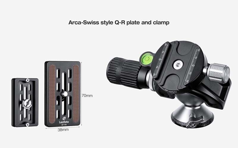 Leofoto MH-60 Magic Ball Head w Handlebar Control Arca s