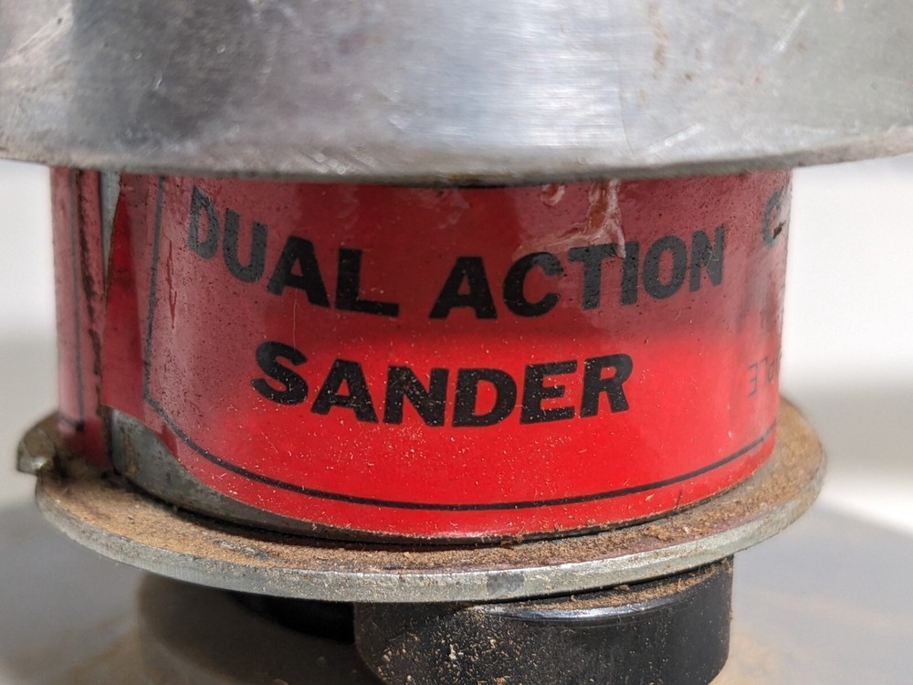 Dual Action Orbital Sander Red