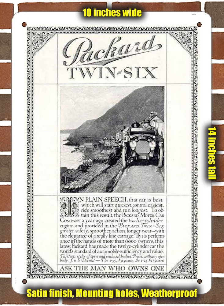 Metal Sign - 1916 Packard Vintage Ad 06