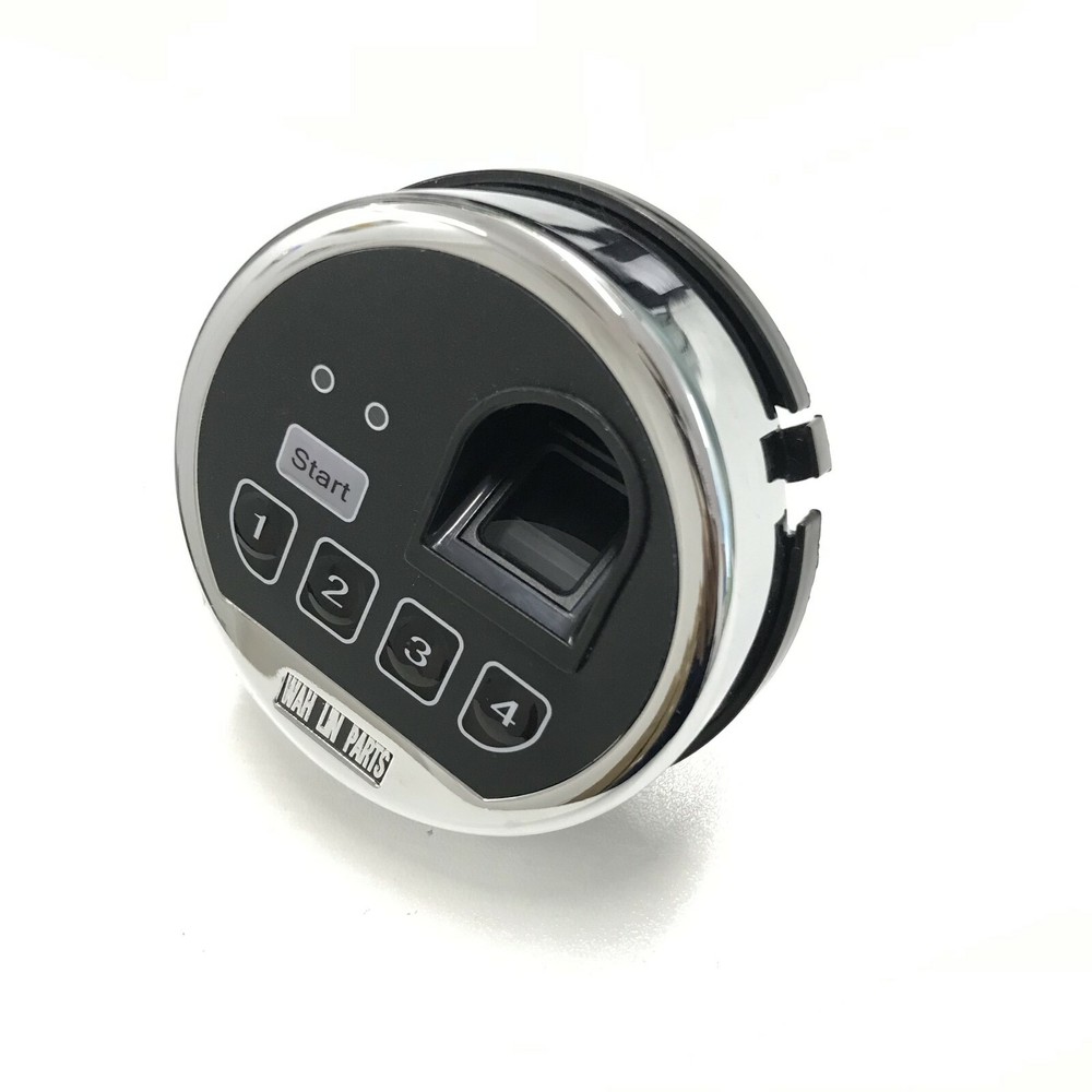 Fingerprint Gun Safe Lock Replacement Electronic Left Swingbolt Lock With 2 Key