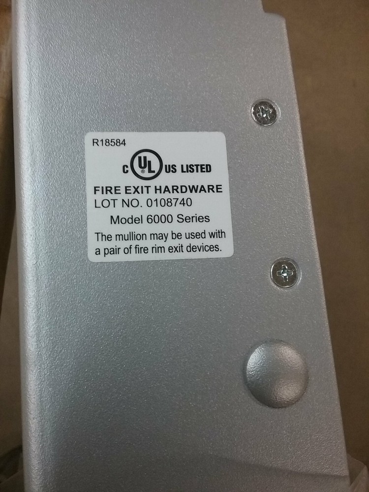Cal-Royal 424/UL424 96″ Rectangular Steel Fire Exit Mullion