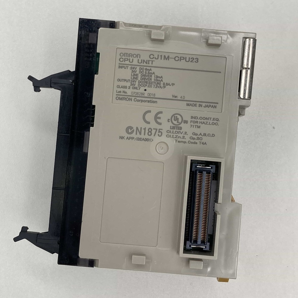Omron CJ1M-CPU23 used