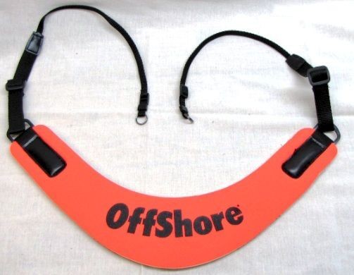 Offshore camera and binocular neck float strap - New Old Stock - Orange