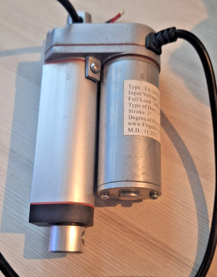 Firgelli FA-240-S-12-1 Linear Acutator 240lbs 12V 1 Inch Throw