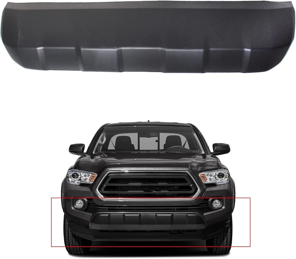 munirater Front Bumper Valance Lower Skid Plate Panel Black Replacement for 2016