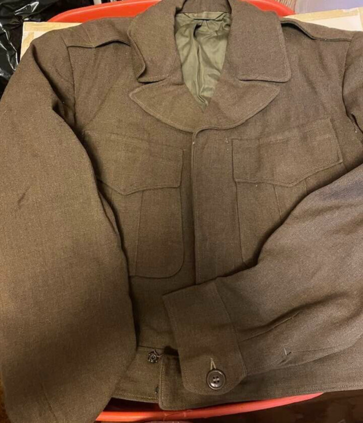 Original WW2 4th Infantry jacket and pants