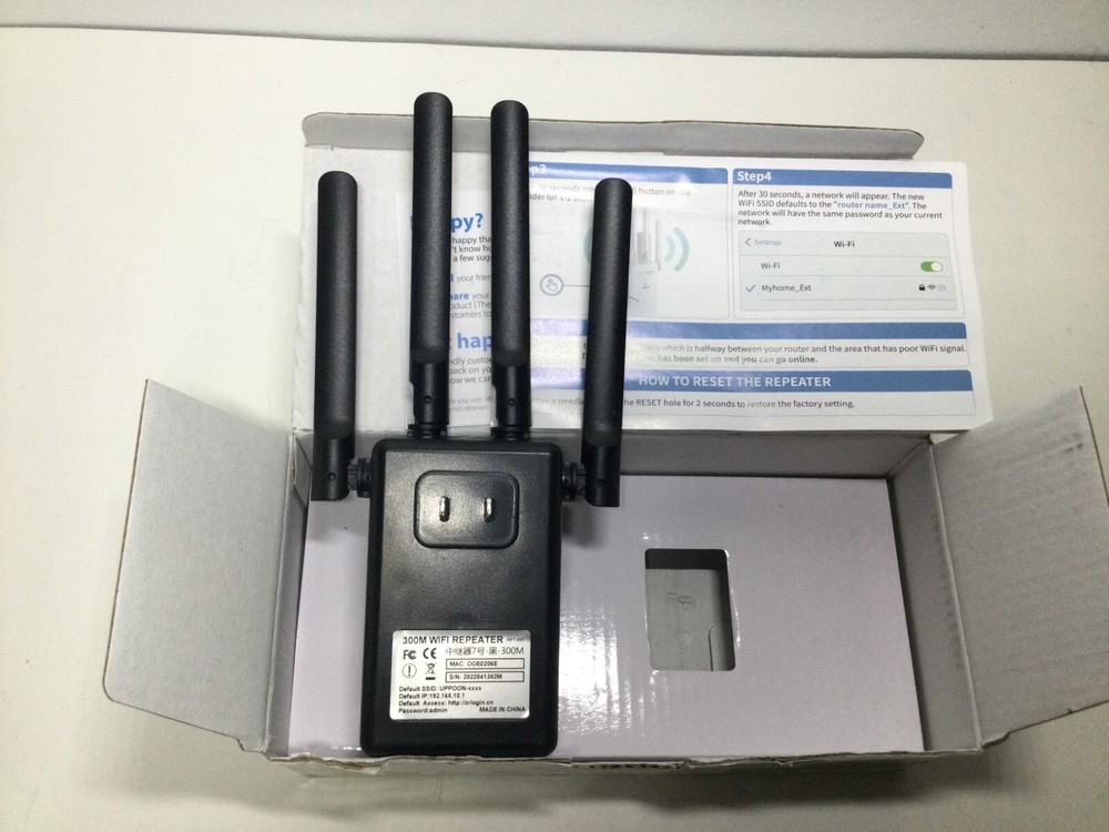 Uppoon 300 Mbps WiFi Range Extender Internet Network Router Wireless