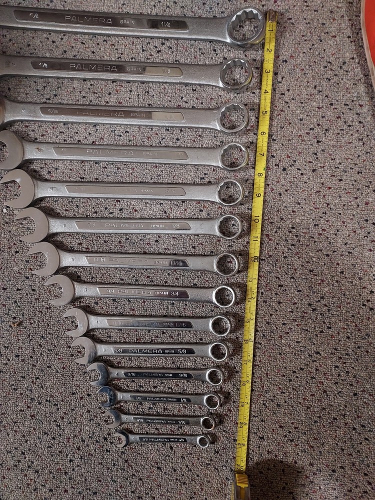 14pc Palmera combination wrench set