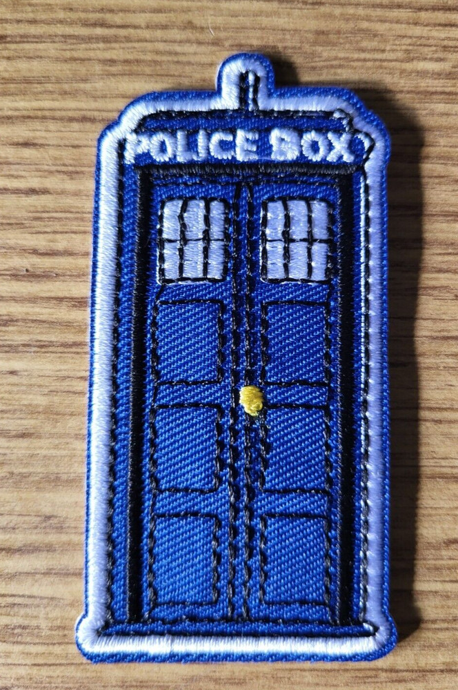 Doctor Who Blue Box Patch