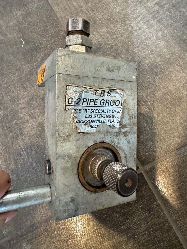 TRS G-2 Pipe Groover Used Free Shipping