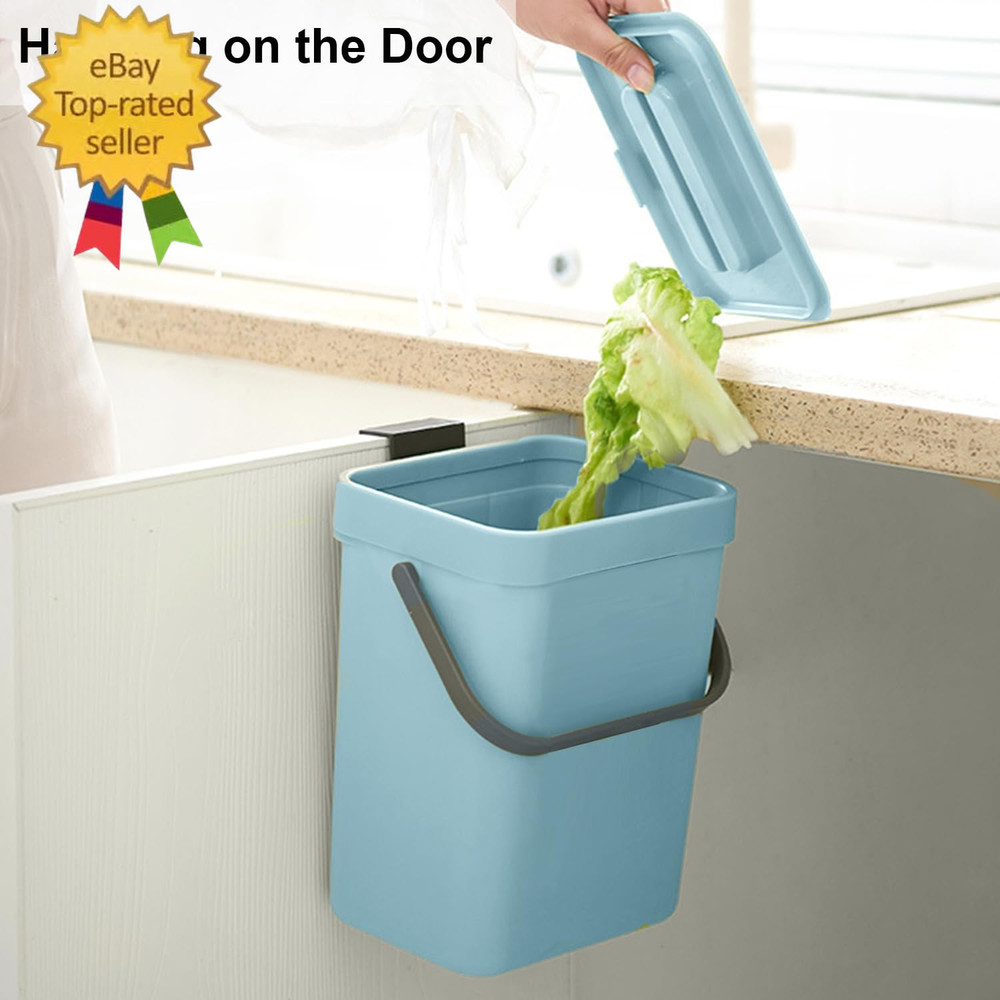 Compost Bin Kitchen, Small Compost Bin for Kitchen, Countertop Compost Bucket wi