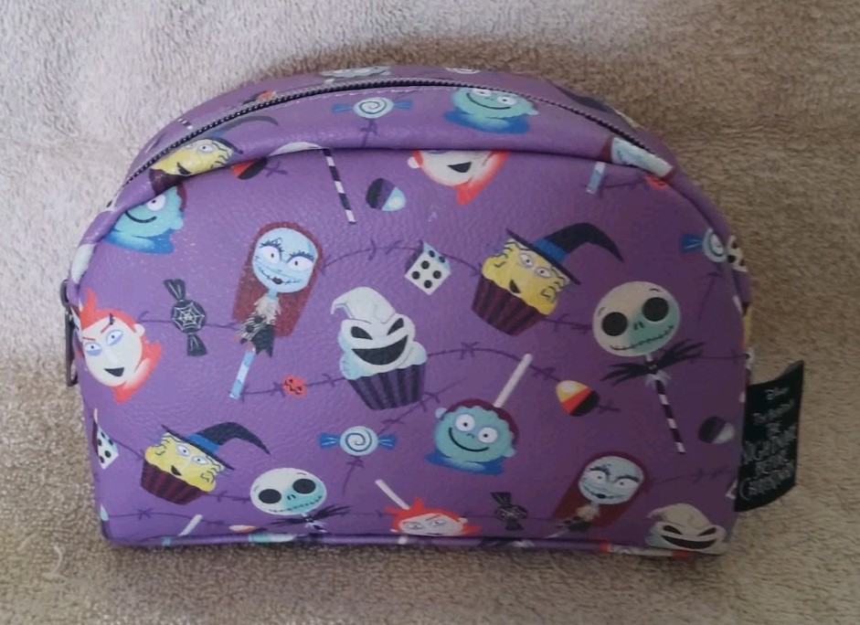Disney The Nightmare Before Christmas Candy Characters Makeup Bag