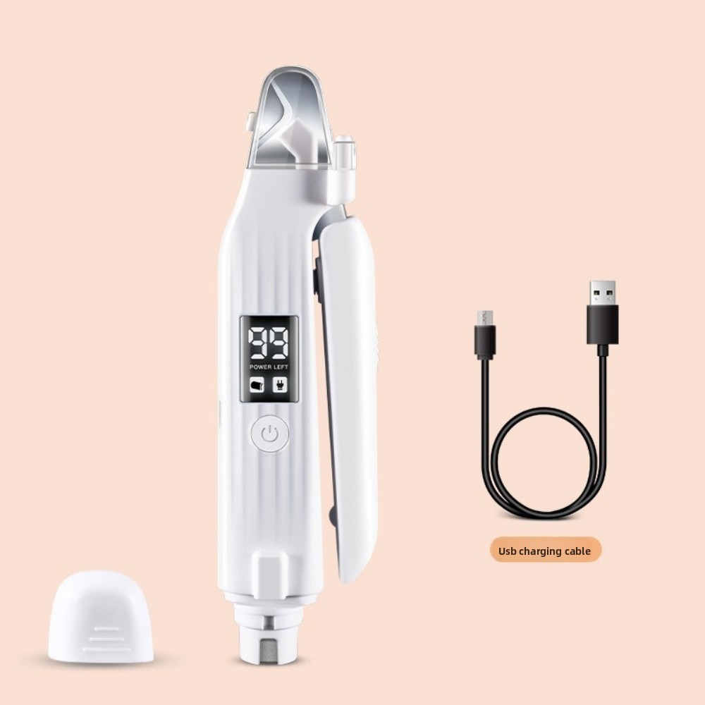 Electric Rechargeable Dog & Cat Nail Clipper Trimmer and Grinder with LED Light