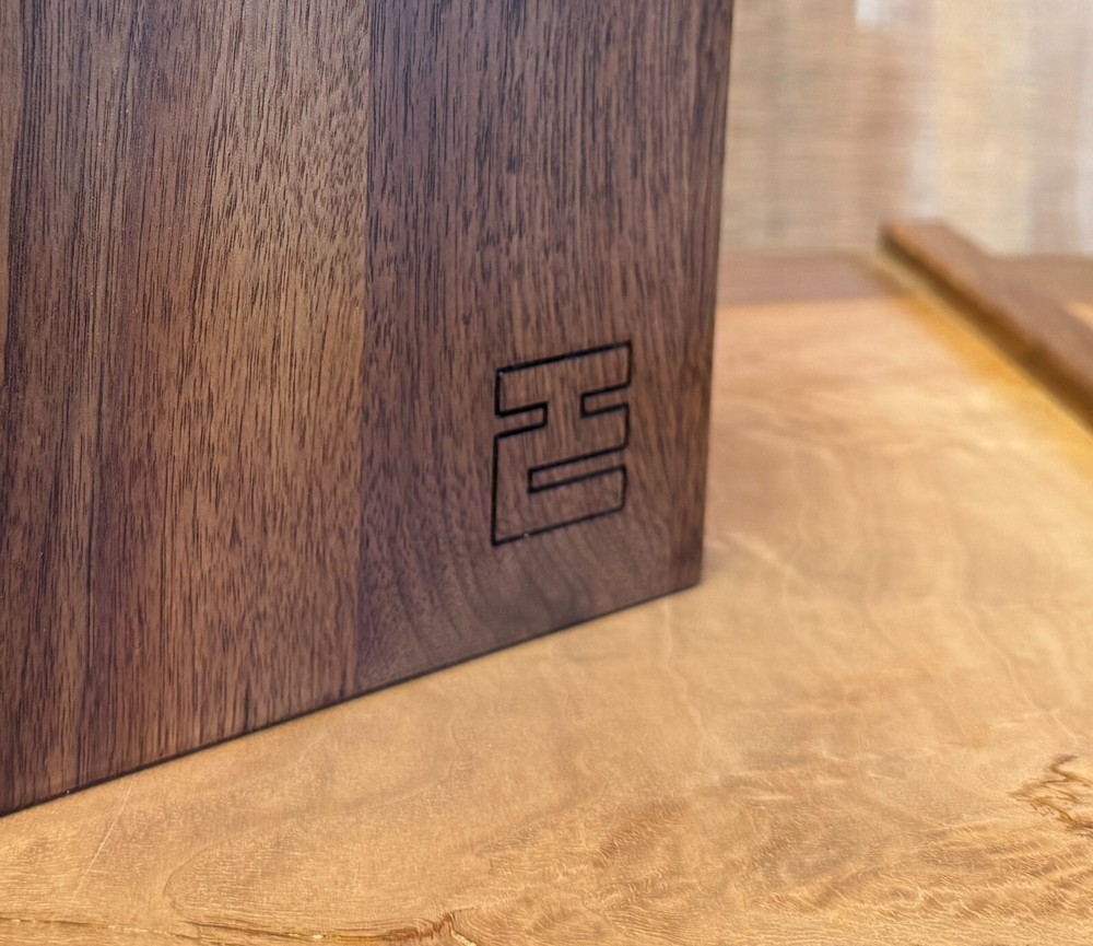 The Fisher 500c Solid Walnut Custom Cabinet