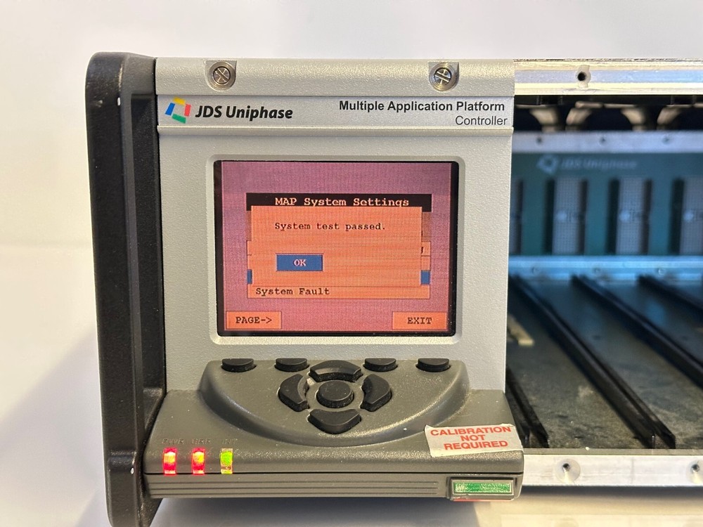 JDS Uniphase MAP+1111110 MAP Chassis w/ Controller Application Platform Module