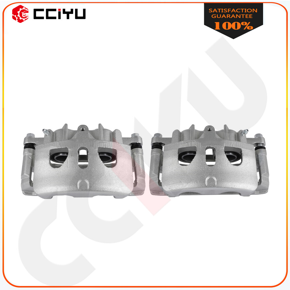 Front Brake Calipers w/ Bracket Driver + Passenger For 2013 - 2019 FORD FLEX