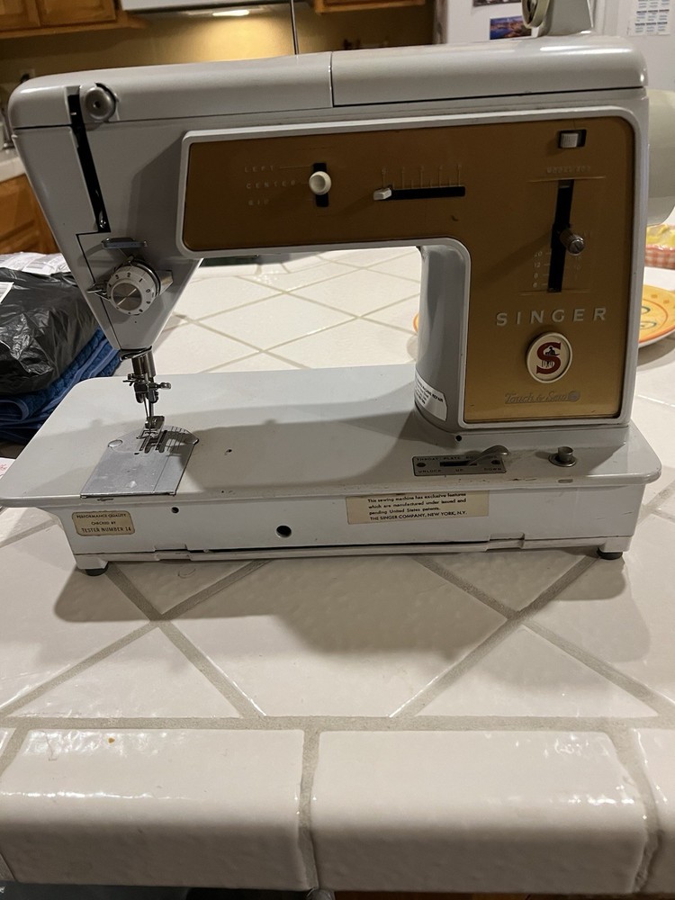 Singer Touch and Sew Sewing Machine Model 603 Needs Cams & Plug