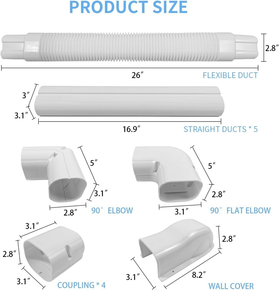 Mini Split Wall Mounting Bracket Kit,Universal Air Conditioner Heat Pump Syst...