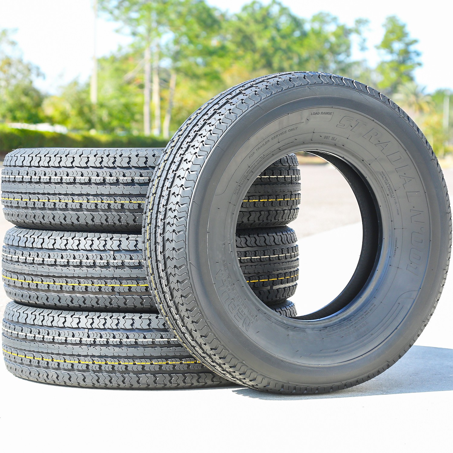 4 Tires Nebula ST Radial N' 001 Semi-Steel ST 225/75R15 Load E 10 Ply (Thailand)