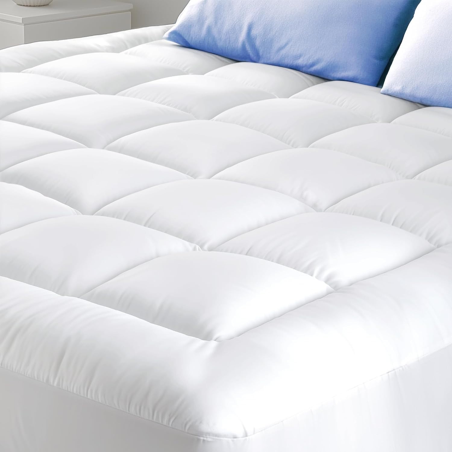 4 Inches Thick Mattress Topper Quilted Cooling Mattress Topper Pad