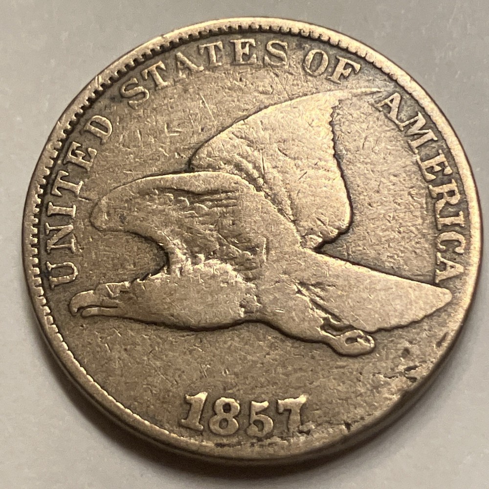 1857 Flying Eagle Cent. Nice Type Coin!