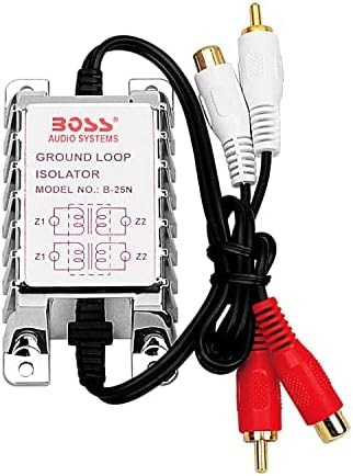 Ground Loop Isolator Noise Filter for Car Audio Systems