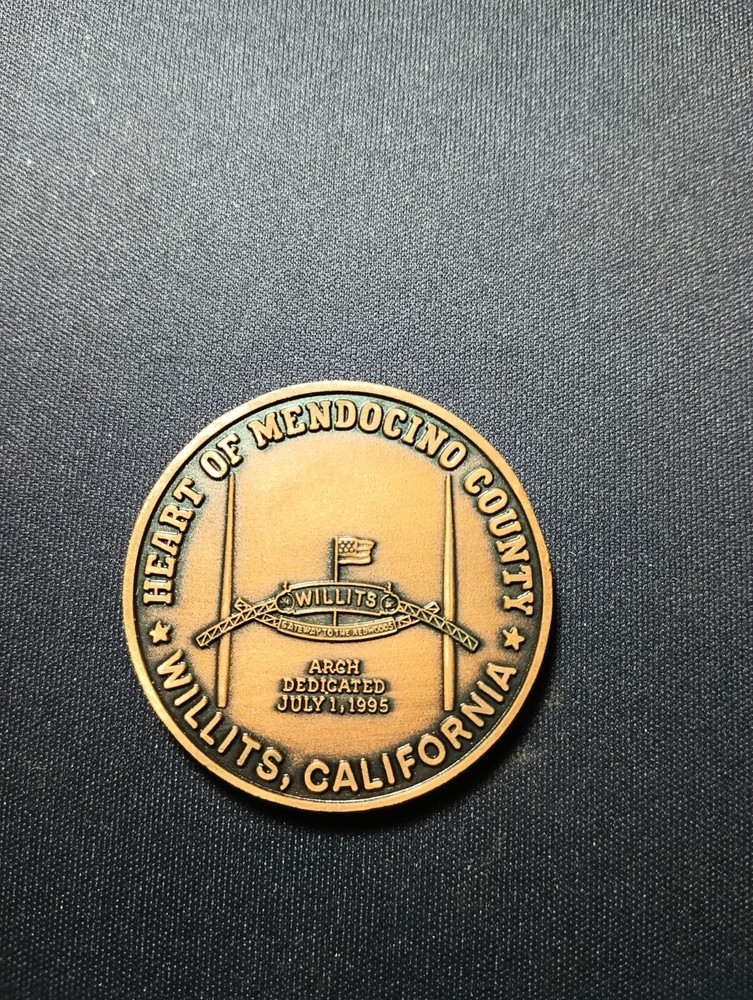 2001 Willis California Frontier Days medal