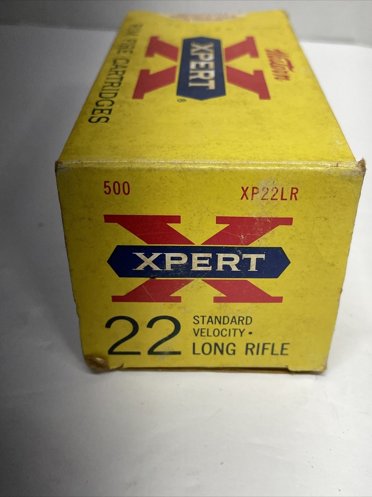 Vintage Western Expert .22 Box Long Rifle Box Empty Box