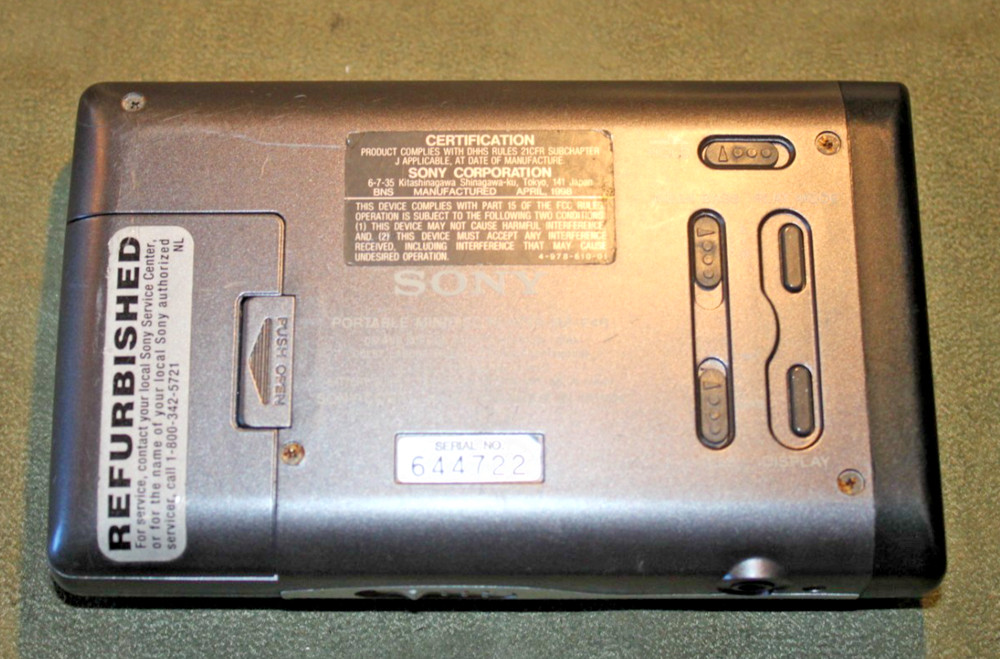 Sony MZ-E40 MD Walkman Digital Display Portable MiniDisc