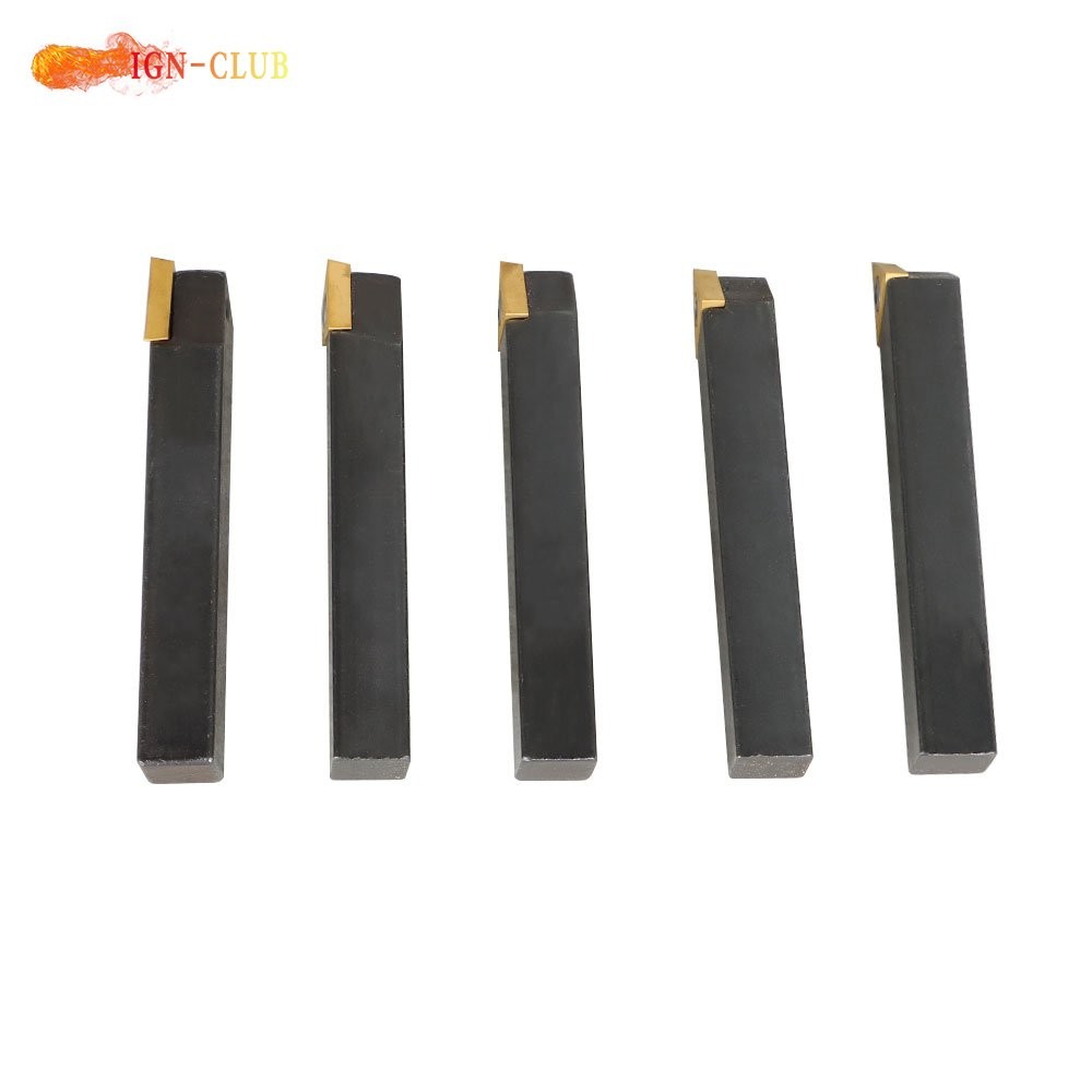 1/2" 5Pcs Indexable Carbide Insert Turning Tooling Bit Holder For Lathe