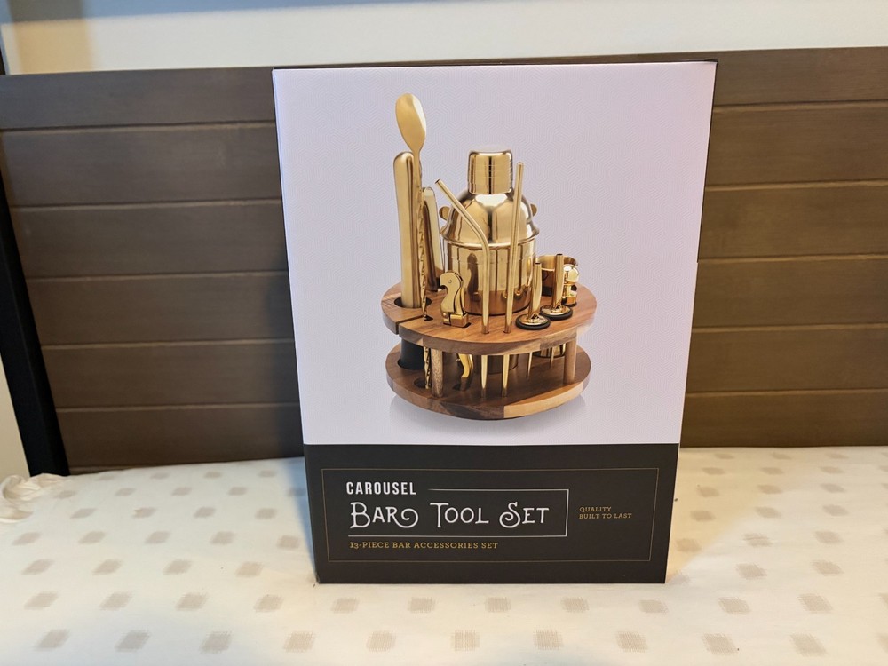 Legacy Carousel 13 Piece Lazy Susan Bar Tool Set