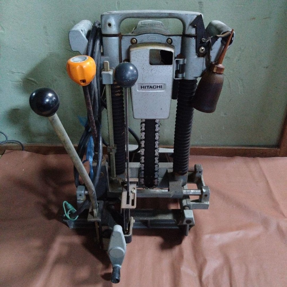 Hitachi CB21 Electric Chain Mortiser Carpenter Tool Working Japan Used