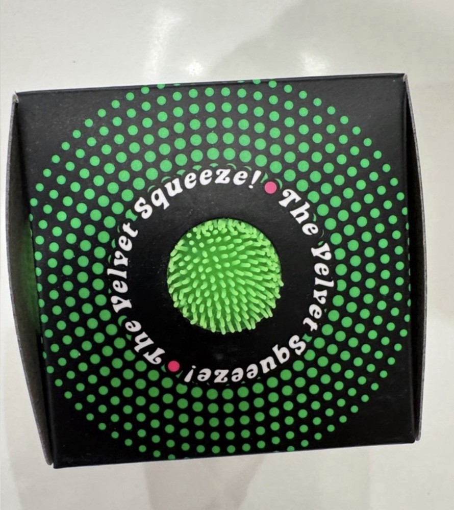 Needoh Fuzz Ball - Green - Authentic - NEW