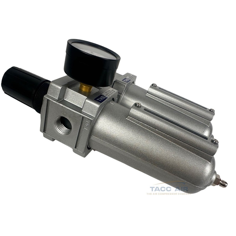 1/2" Compressed Air Compressor Filter Regulator Lubricator Combo FRL System