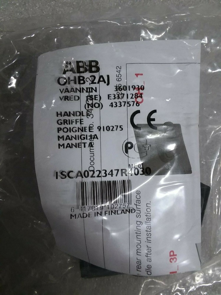 ABB OHB2AJ Handle Padlockable IP65