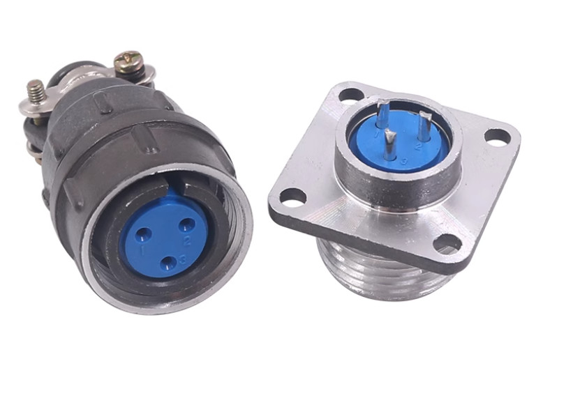 CX16 Series Aviation Plug & Socket Panel Mount Electrical Wire Connector 16mm