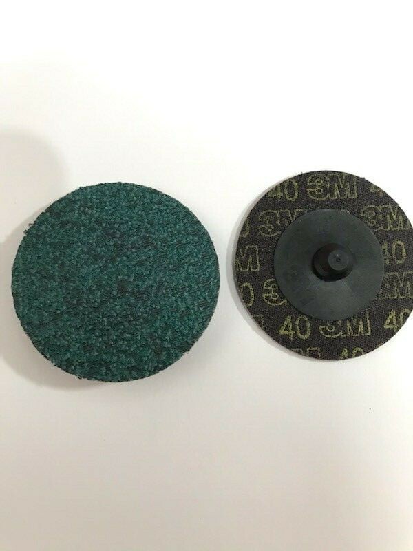 3M Green Corps Roloc Grinding Discs 2" 40 Grit 3M 36525 replacement for 3M 01398