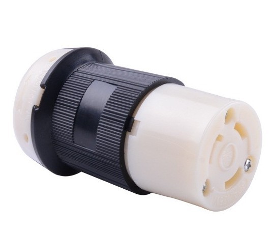 RV 30Amp 125V Cord Connector Locking Plug Female Locking Replacement for Caravan