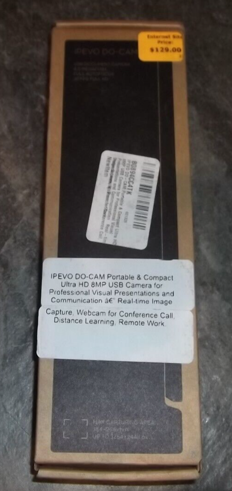 IPEVO DO-CAM PORTABLE & COMPACT ULTRA HD 8mp USB CAMERA