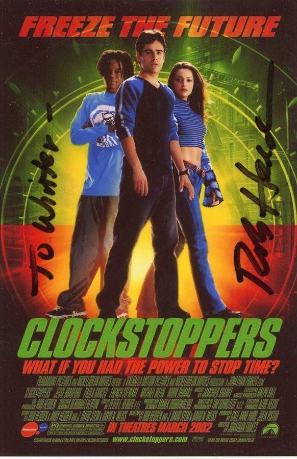 Rob Hedden-Signed Photograph (Clockstoppers)