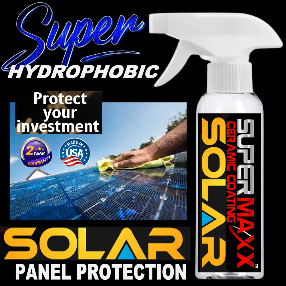 SOLAR PANEL KIT CERAMIC COATING SPRAY 2 - YEAR WARRANTY ADVANCED PROTECTION