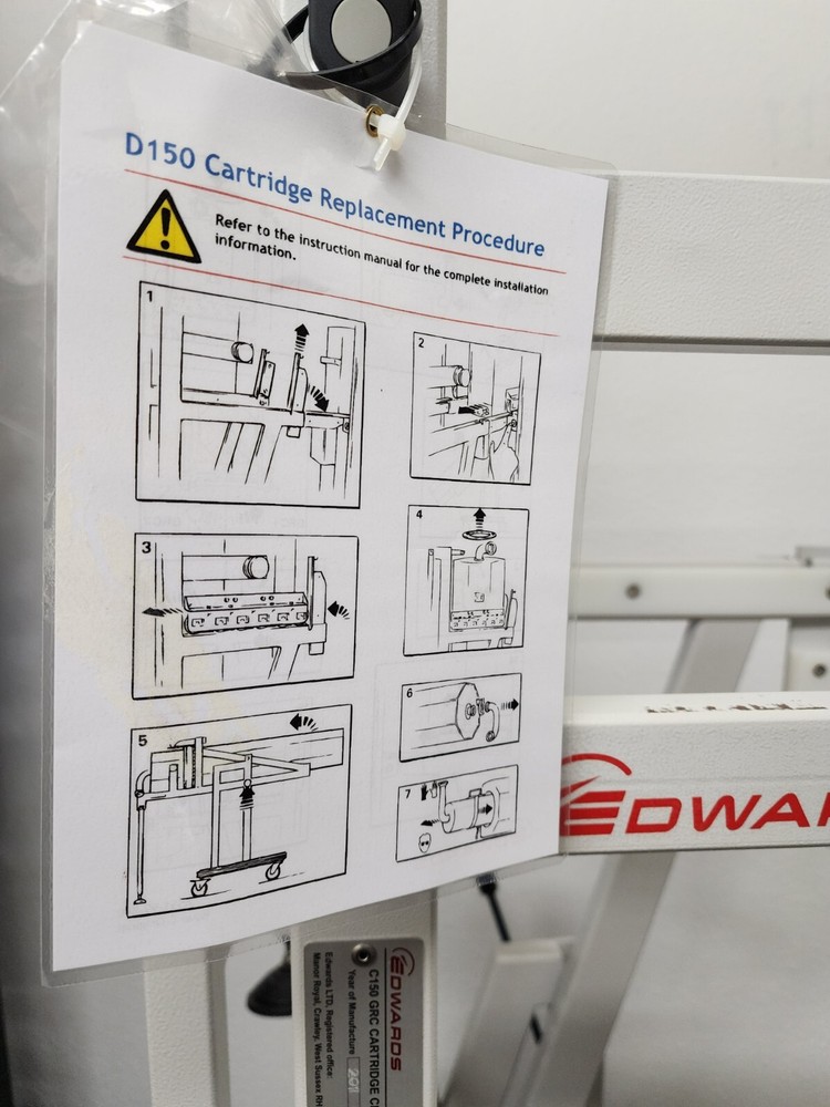 EDWARDS C150 GRC CARTRIDGE CHANGE TROLLEY