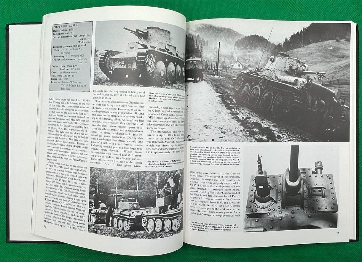 "GERMAN TANKS OF WORLD WAR TWO" BY GEORGE FORTY 1988 UK PRINTING