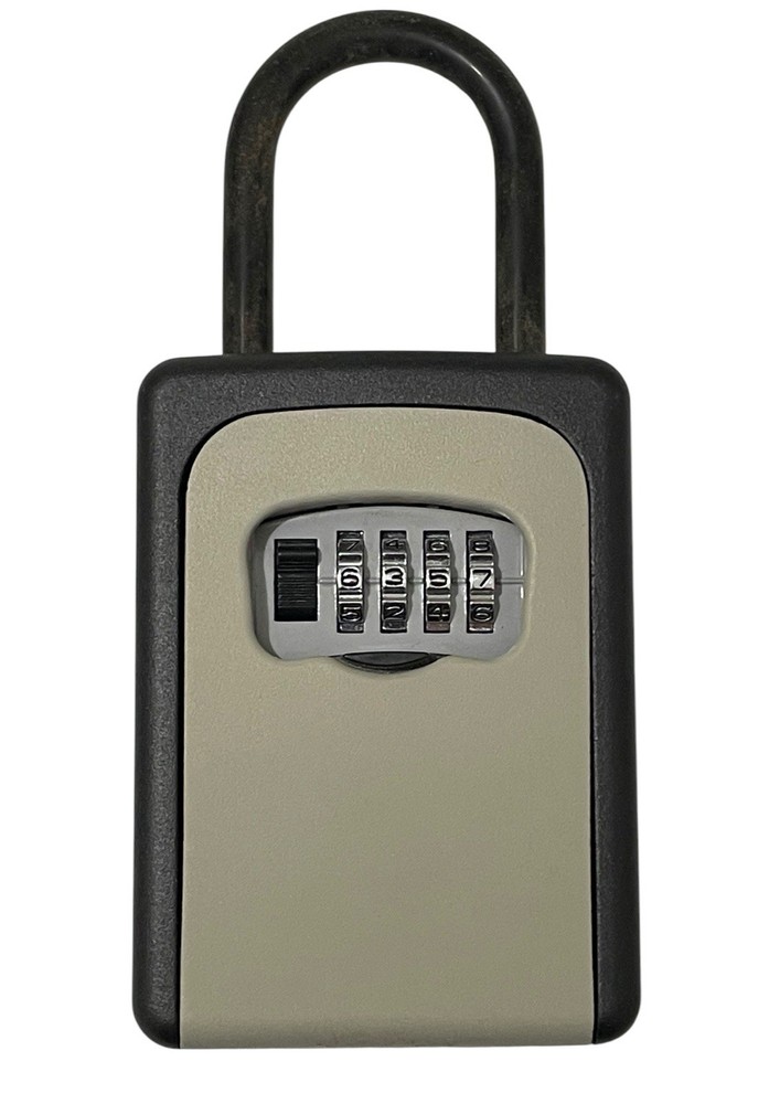 Key Lock Box Combination Lockbox with Code for House Key Storage Combo Door Lock