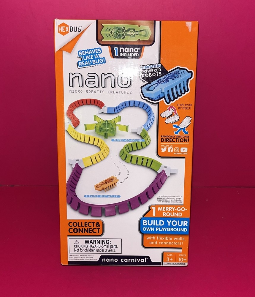 Hexbug Nano Carnival Micro Robotic Creatures Construction Kit Includes 1 nano