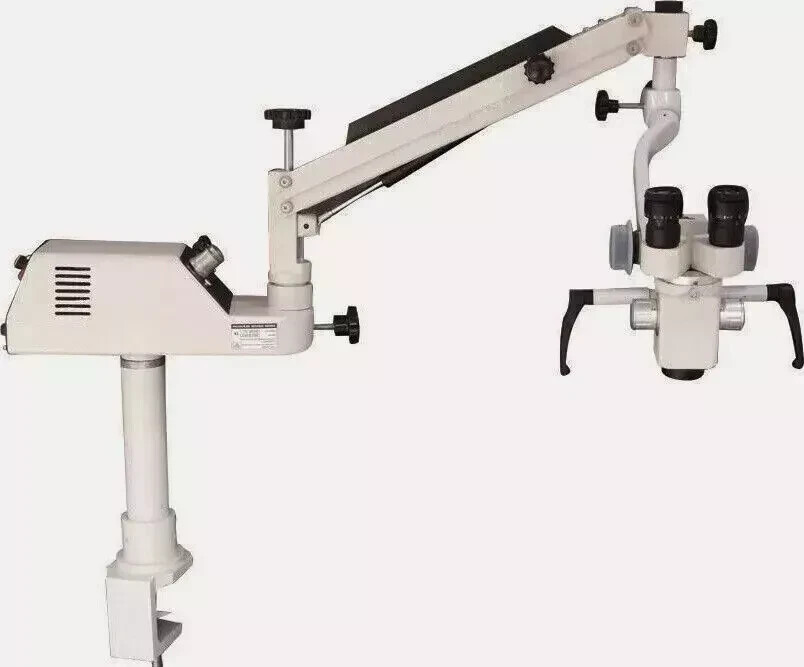 Surgical ENT Microscope with 3 step Magnifications - White Colour
