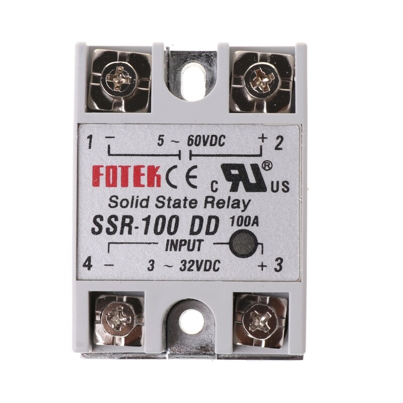 SSR-100 DD Relay Module 100A 3-32V for DC Input 5-60V for DC Output