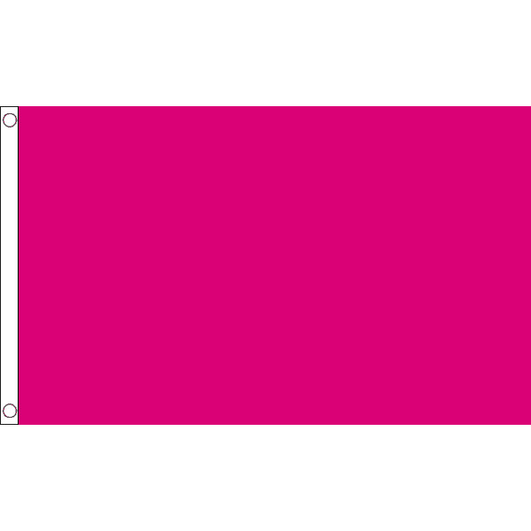 5ft 3ft 2ft 5' 3' 2' 150 90 60 cm Plain Cerise Pink Unprinted Banner Flag Flags