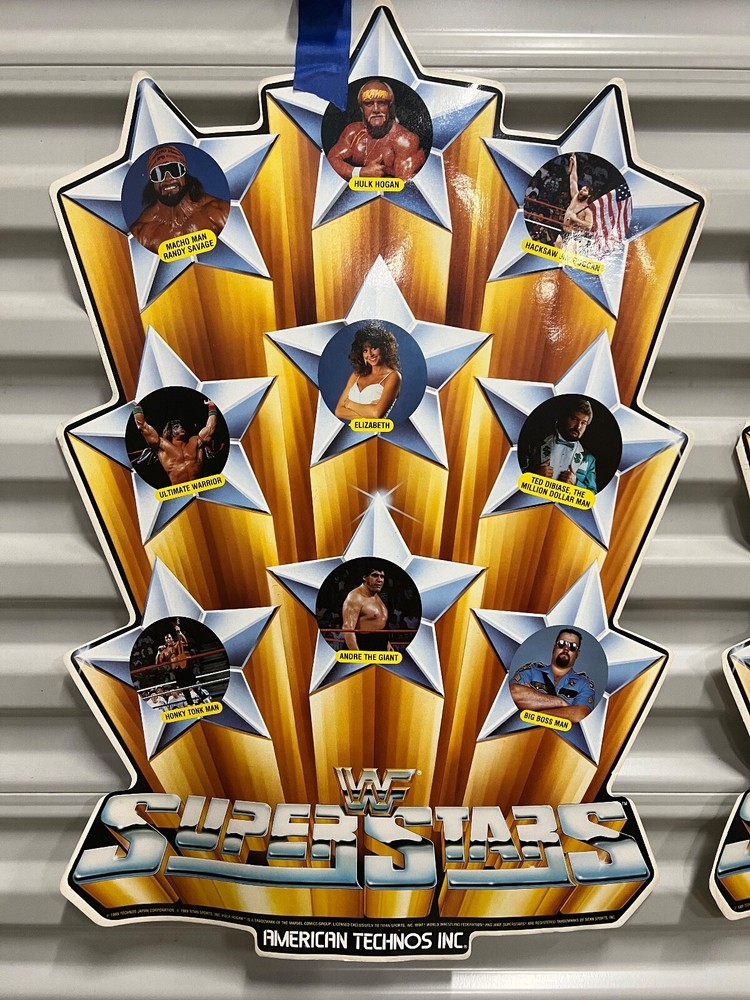 NOS Technos WWF Super Stars side art set