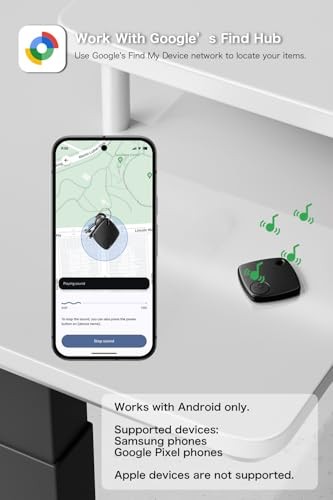4 Pack Android Compatible Smart Tracker Tags - Tracker Tags for Android Phones